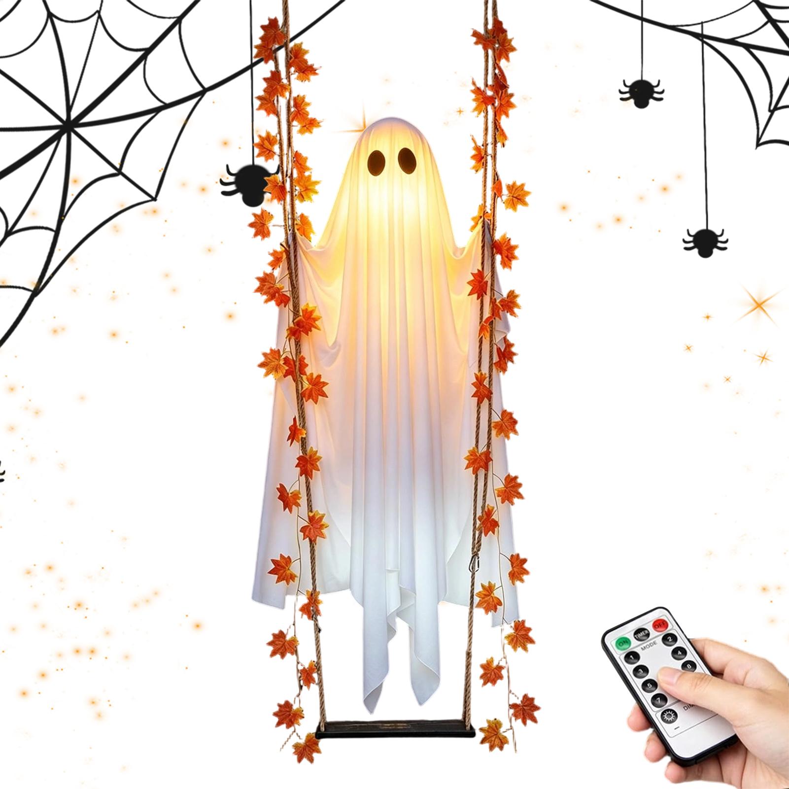 Outdoor Lighting Front Yard - Ornamen Hantu Bercahaya yang Menyeramkan dengan