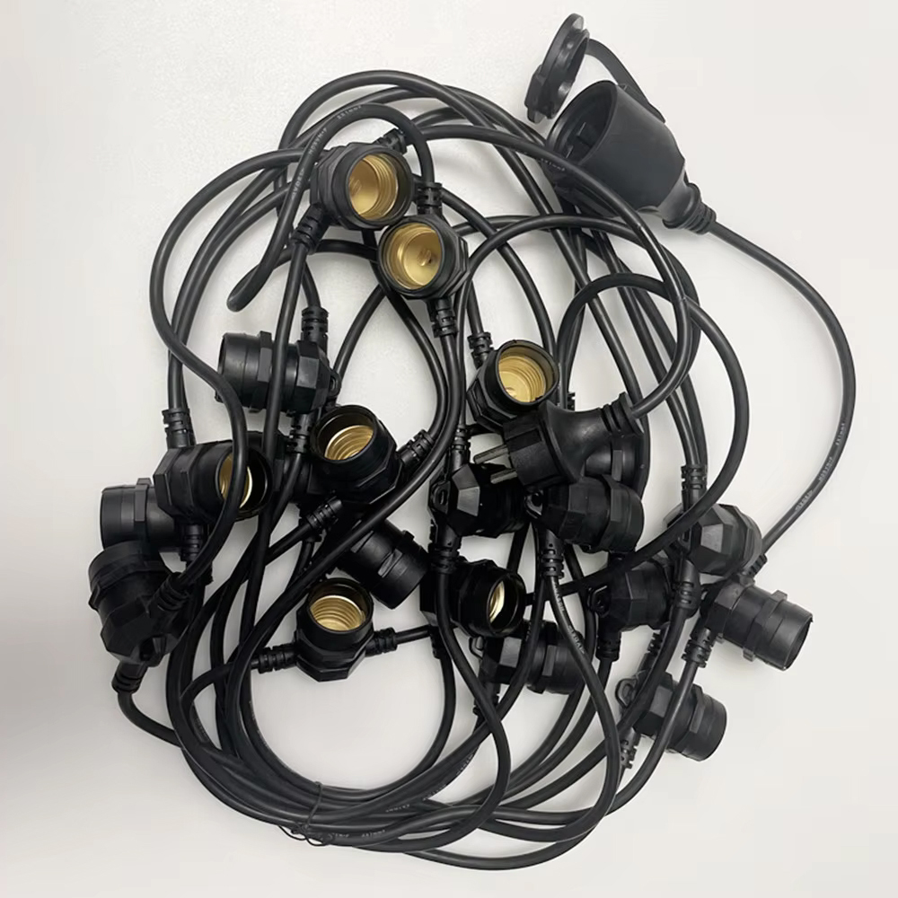 Outdoor Lighting Extension Cord - Kabel LED 10M Kelas Komersial Tahan