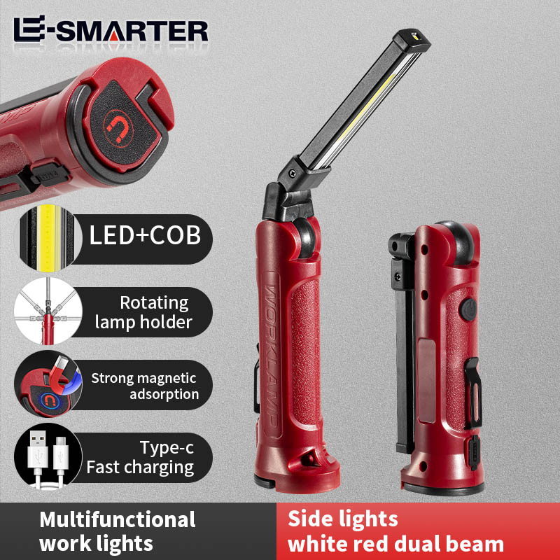 Zinc Outdoor Lighting - Lampu Kerja LED COB Senter Lipat