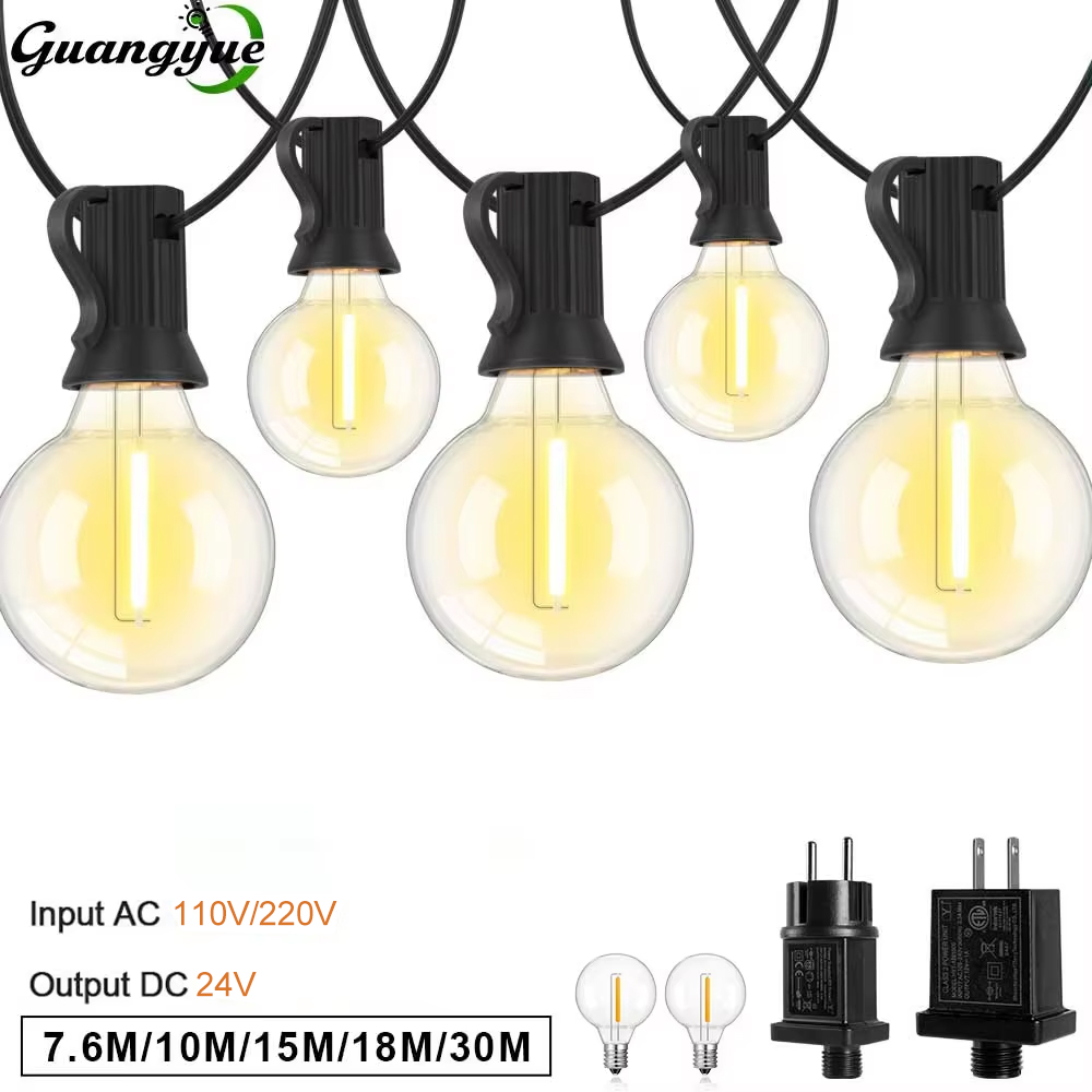 String Light Bistro - Lampu String LED G40 E12 DC24V