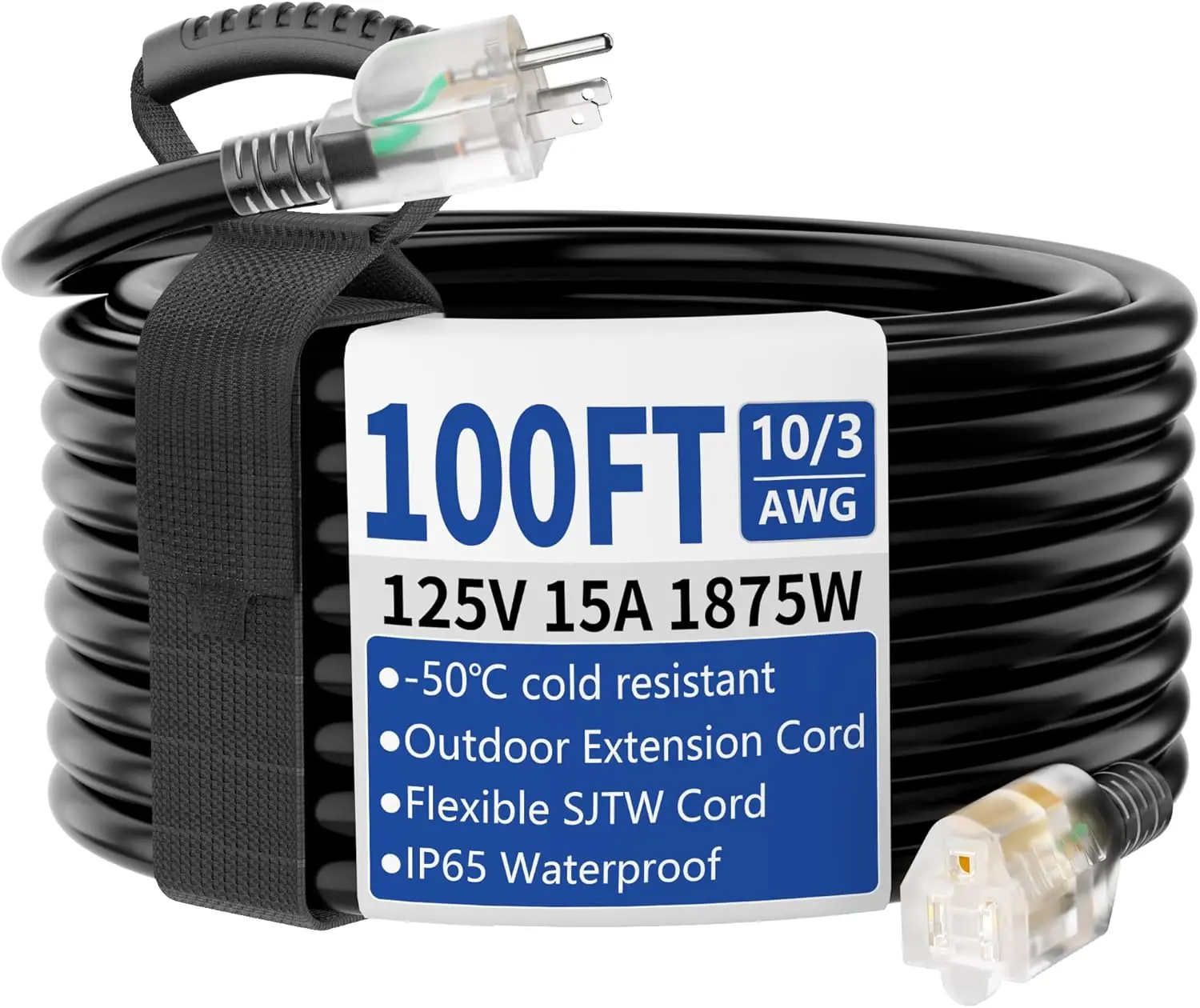 Outdoor Lighting Extension Cord - Kabel Ekstensi Luar/Dalam Ruangan 100ft dengan