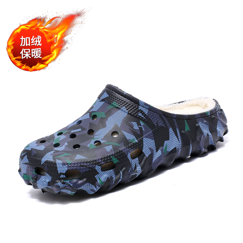 Outdoor Lighting Online - Sepatu Clogs Berlapis Bulu Musim Dingin,