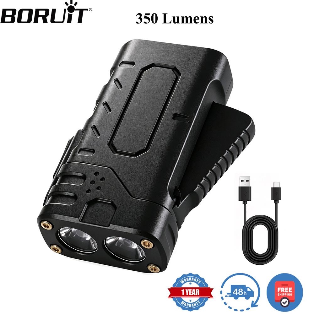 Zinc Outdoor Lighting - BORUIiT Senter LED EDC dengan Engkol