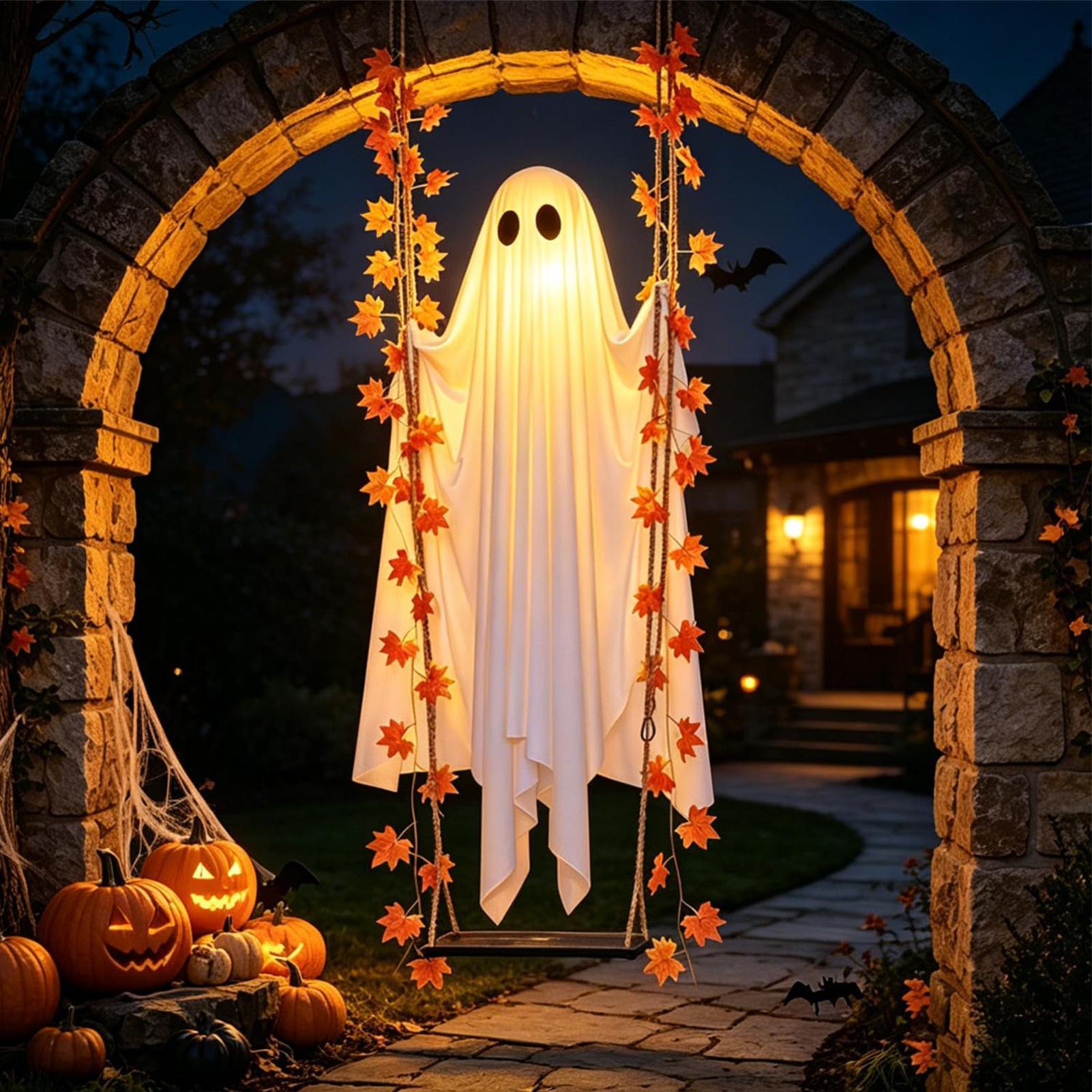 Hiasan Hantu Bercahaya Berayun - Outdoor Lighting Front Yard ulasan dan harga