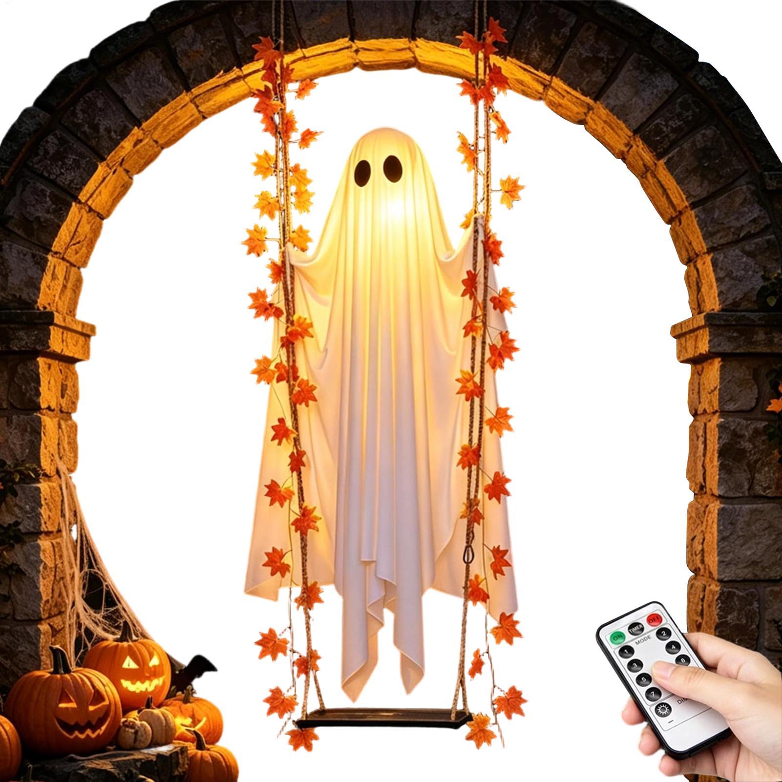Ornamen Hantu Bercahaya yang M - Outdoor Lighting Front Yard ulasan dan harga