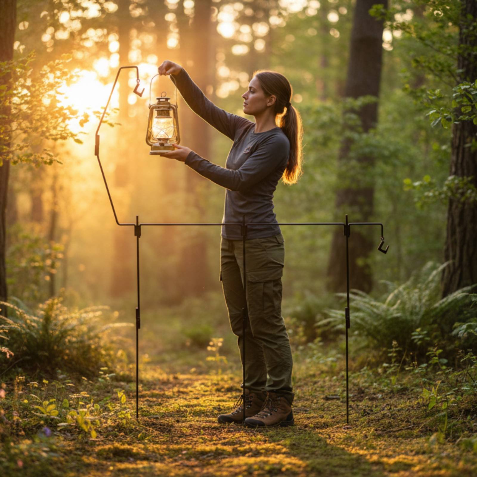 Penyangga Lentera Camping yang - Hanging Outdoor Lighting ulasan dan harga