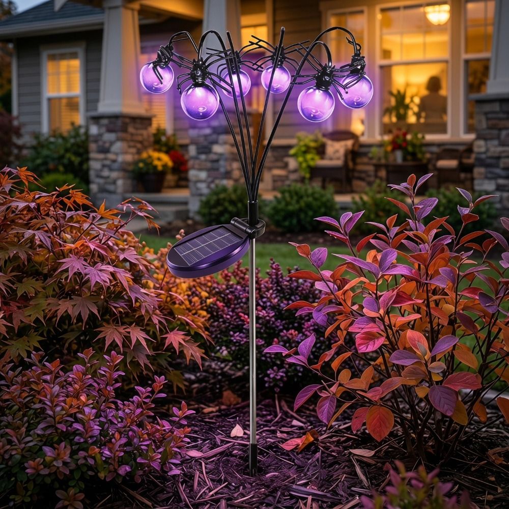 Dekorasi Halloween Lampu Ungu  - Outdoor Lighting Front Yard ulasan dan harga