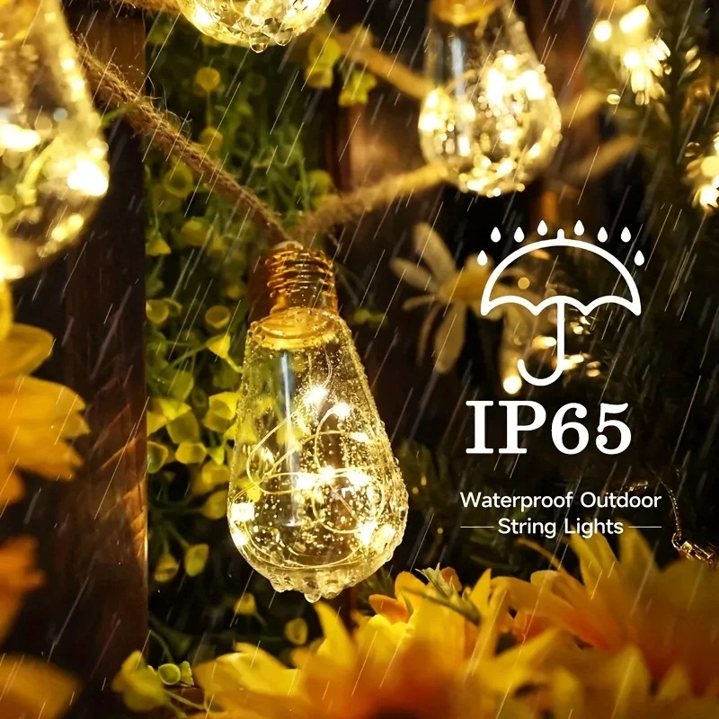 Lampu Tali Surya Luar Ruangan  - String Light Bistro ulasan dan harga