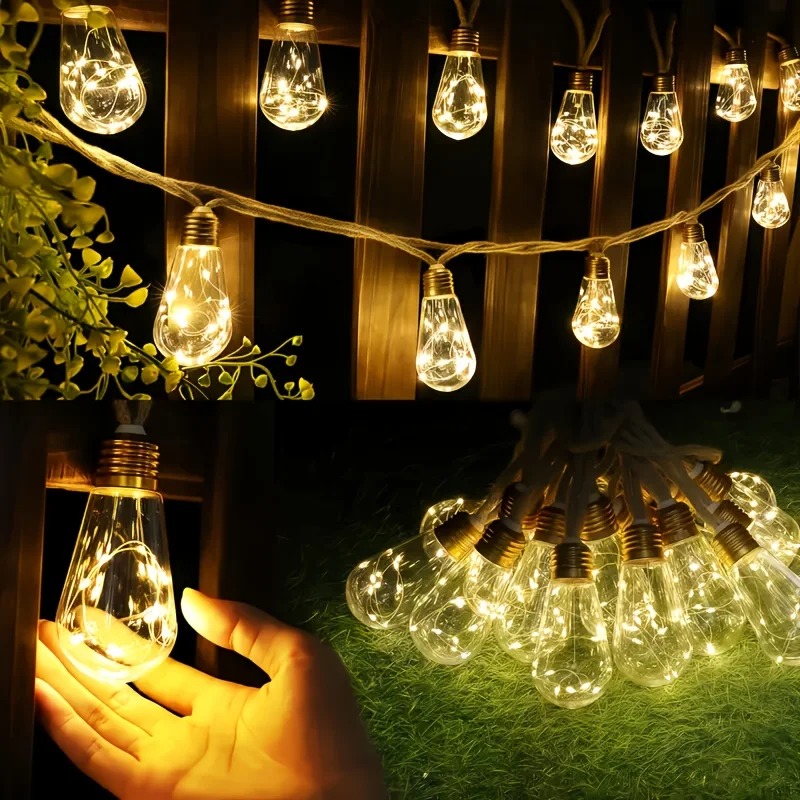 Lampu Tali Surya Luar Ruangan  - String Light Bistro ulasan dan harga