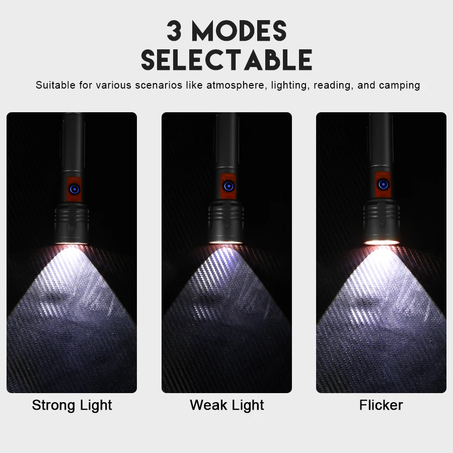 Senter LED Daya Tinggi Senter  - Outdoor Lighting Lanterns ulasan dan harga