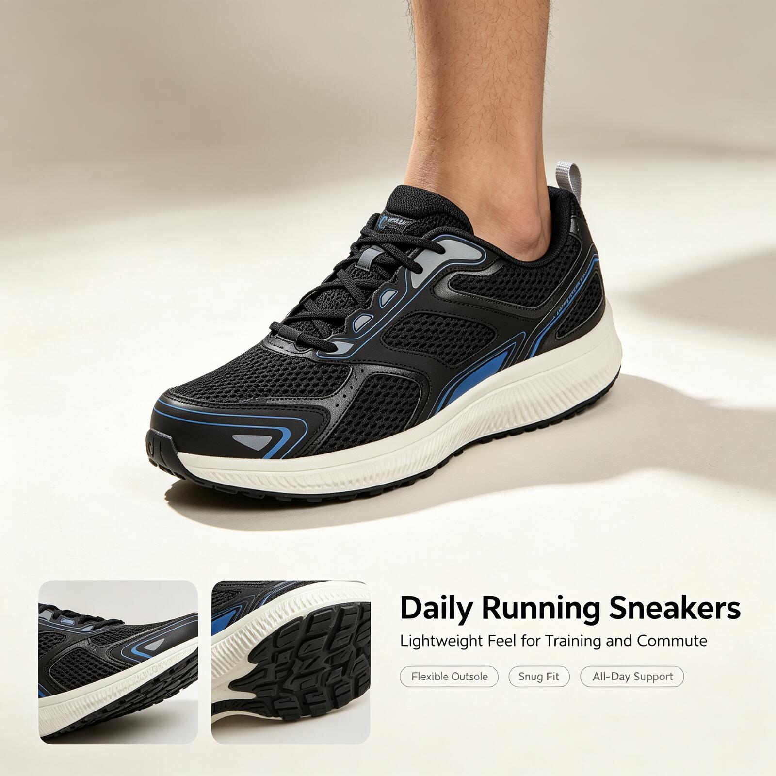 Hot Skechers 220036-BKBL Sepat - Outdoor Lighting Hong Kong ulasan dan harga