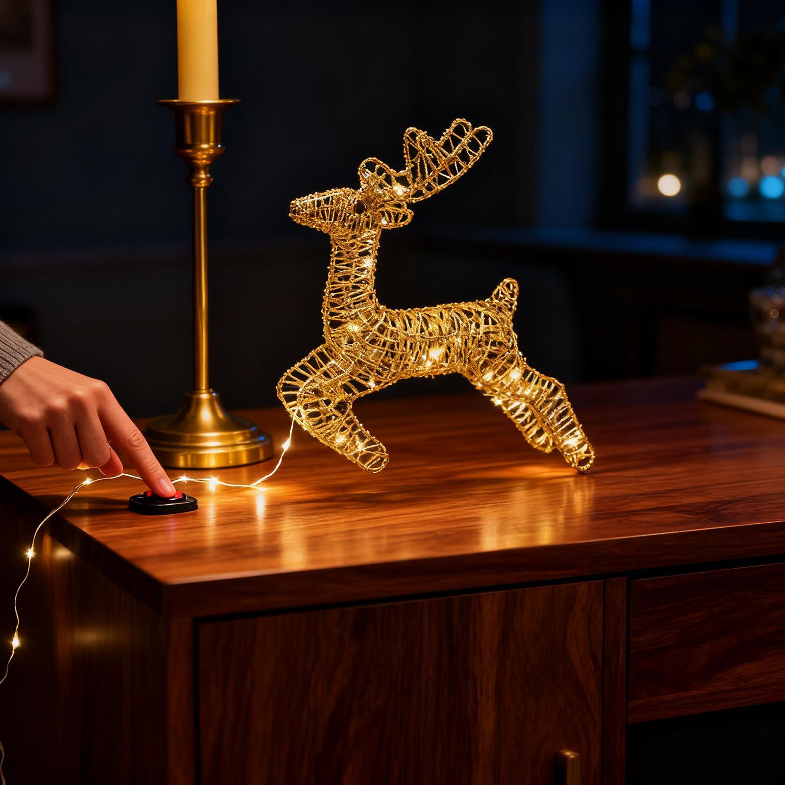 Rusa Natal Anti Karat Dekorasi - Outdoor Lighting Front Yard ulasan dan harga