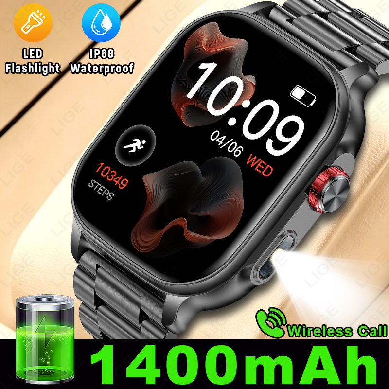 LIGE Jam Tangan Pintar Baru de - Outdoor Lighting Japanese ulasan dan harga