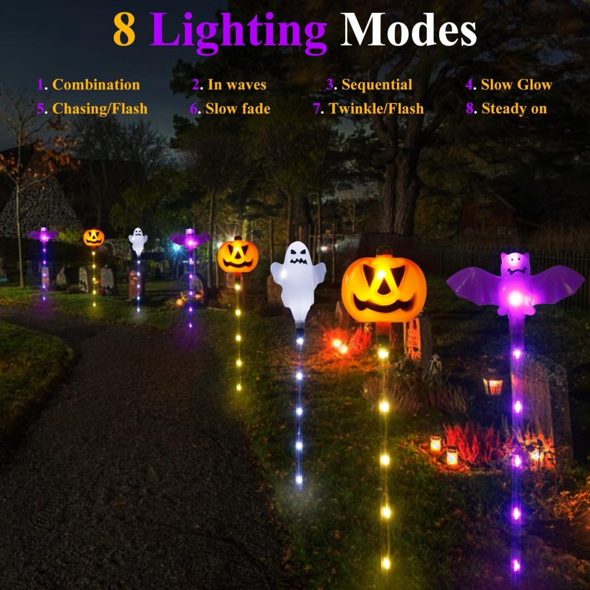 1 Set 6pcs Lampu Taman Tenaga  - Outdoor Lighting Front Yard ulasan dan harga