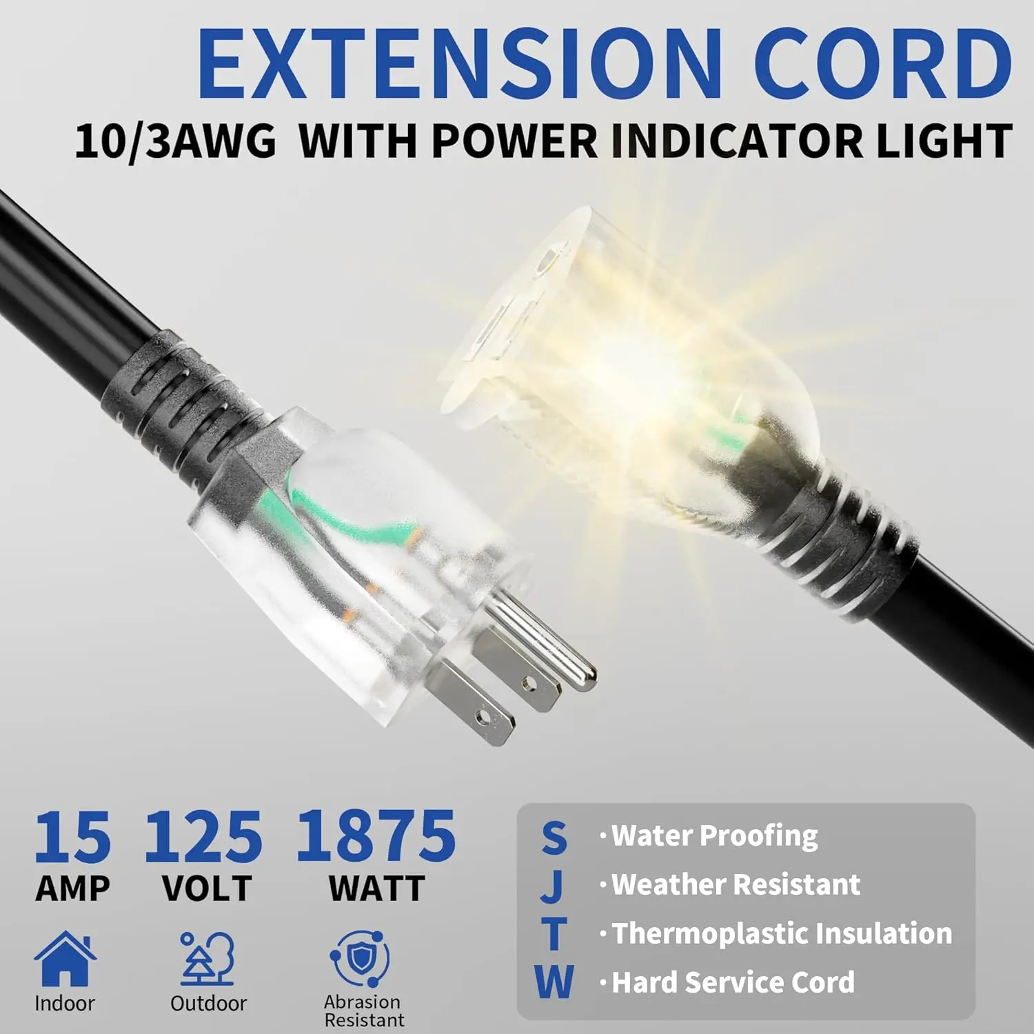 Kabel Ekstensi Luar/Dalam Ruan - Outdoor Lighting Extension Cord ulasan dan harga