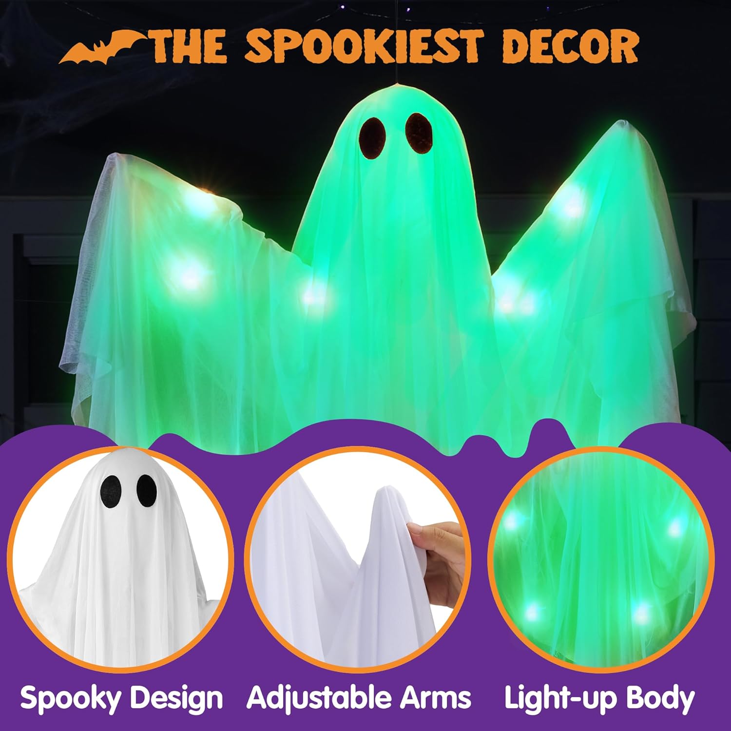 Lampu Hantu Gantung Halloween  - Outdoor Lighting Front Yard ulasan dan harga