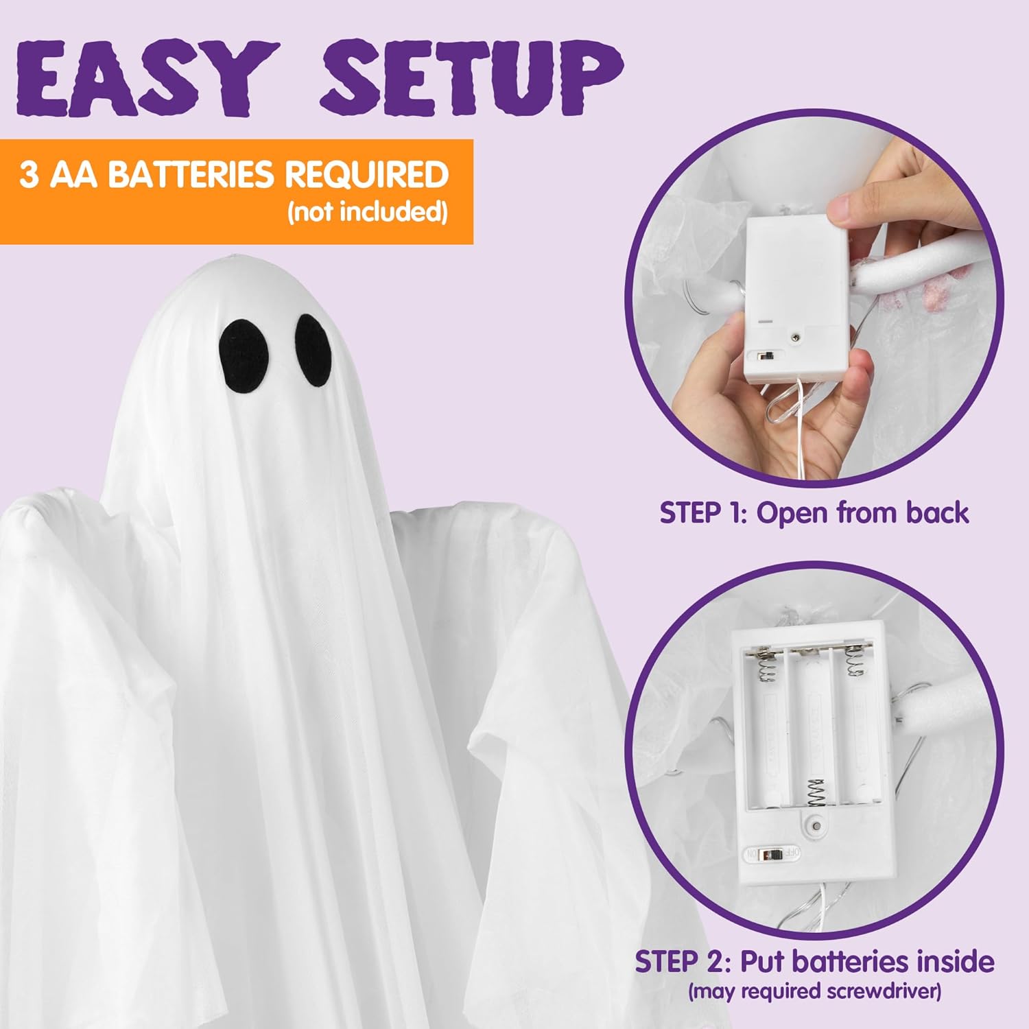 Lampu Hantu Gantung Halloween  - Outdoor Lighting Front Yard ulasan dan harga