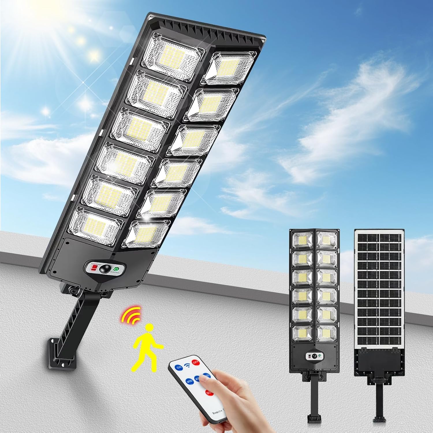 Lampu Jalan Tenaga Surya 12000 - Outdoor Lighting Front Yard ulasan dan harga