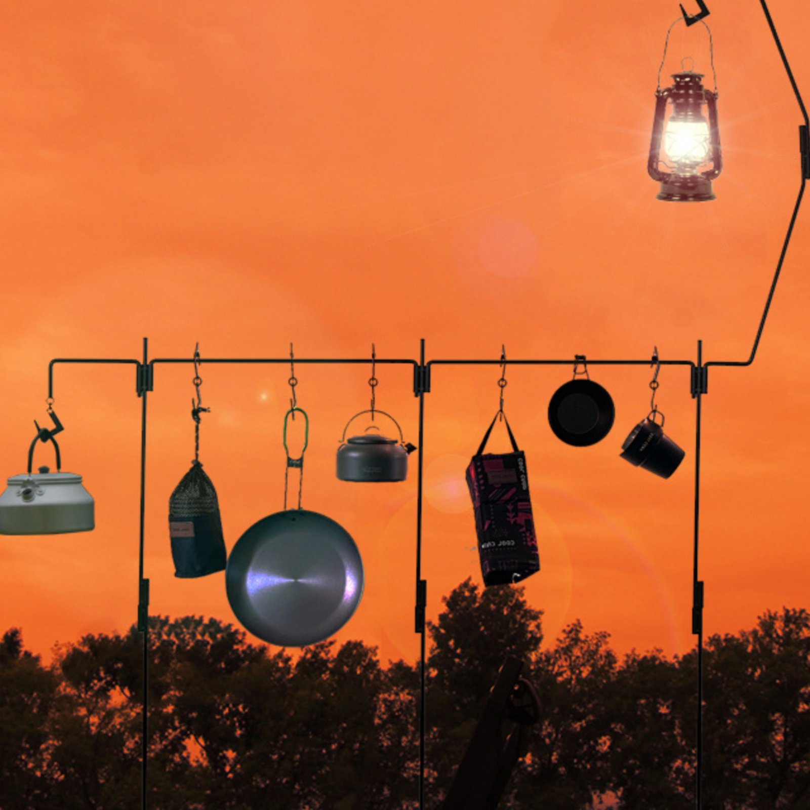 Tiang Lampu Camping Mudah Dira - Hanging Outdoor Lighting ulasan dan harga