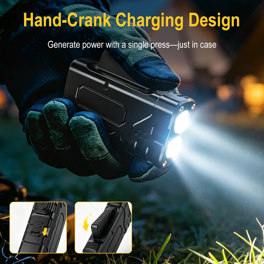 BORUIiT Senter LED EDC dengan  - Zinc Outdoor Lighting ulasan dan harga
