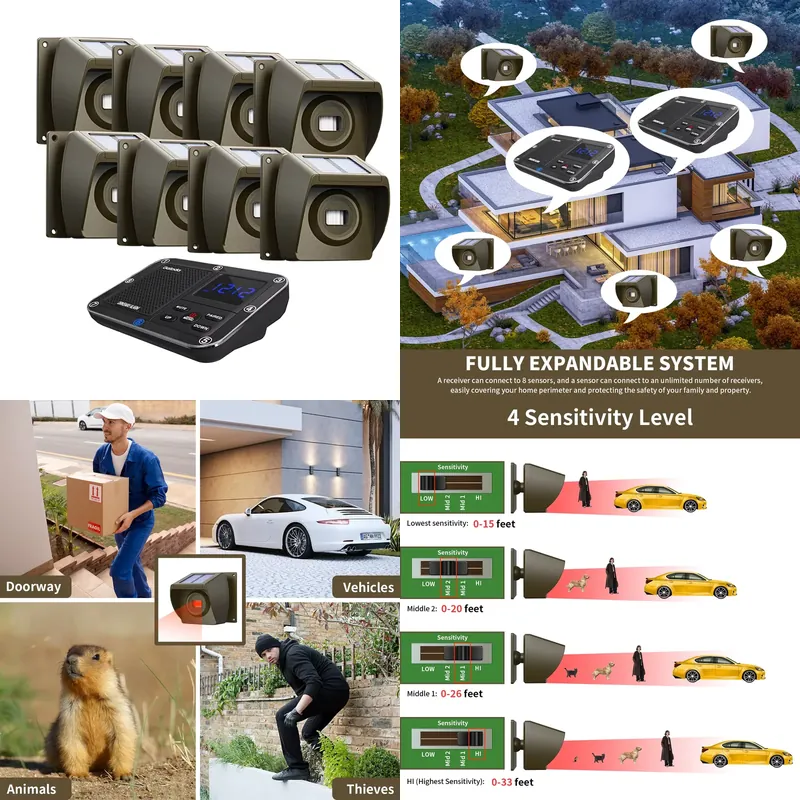 Sistem Alarm Jalan Masuk Nirka - Motion Sensor Outdoor ulasan dan harga