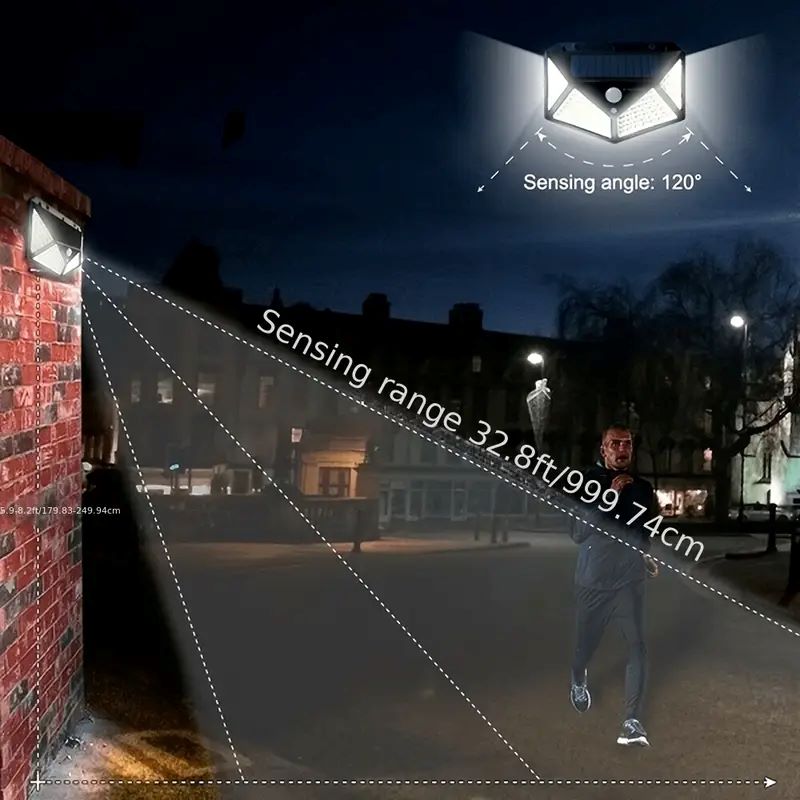 Lampu Taman Tenaga Surya 100LE - Motion Sensor Outdoor ulasan dan harga