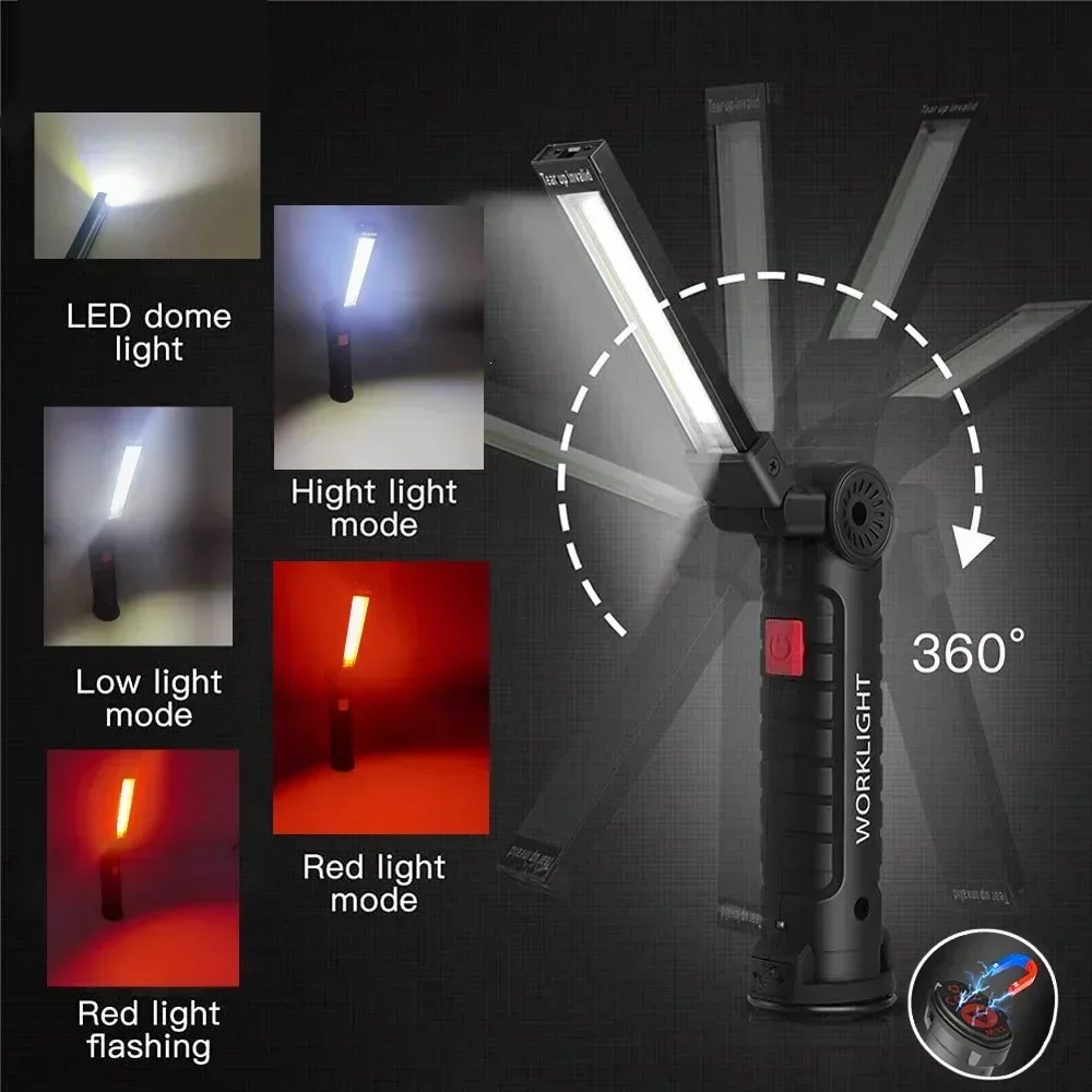 Lampu Inspeksi Senter LED COB  - Zinc Outdoor Lighting ulasan dan harga
