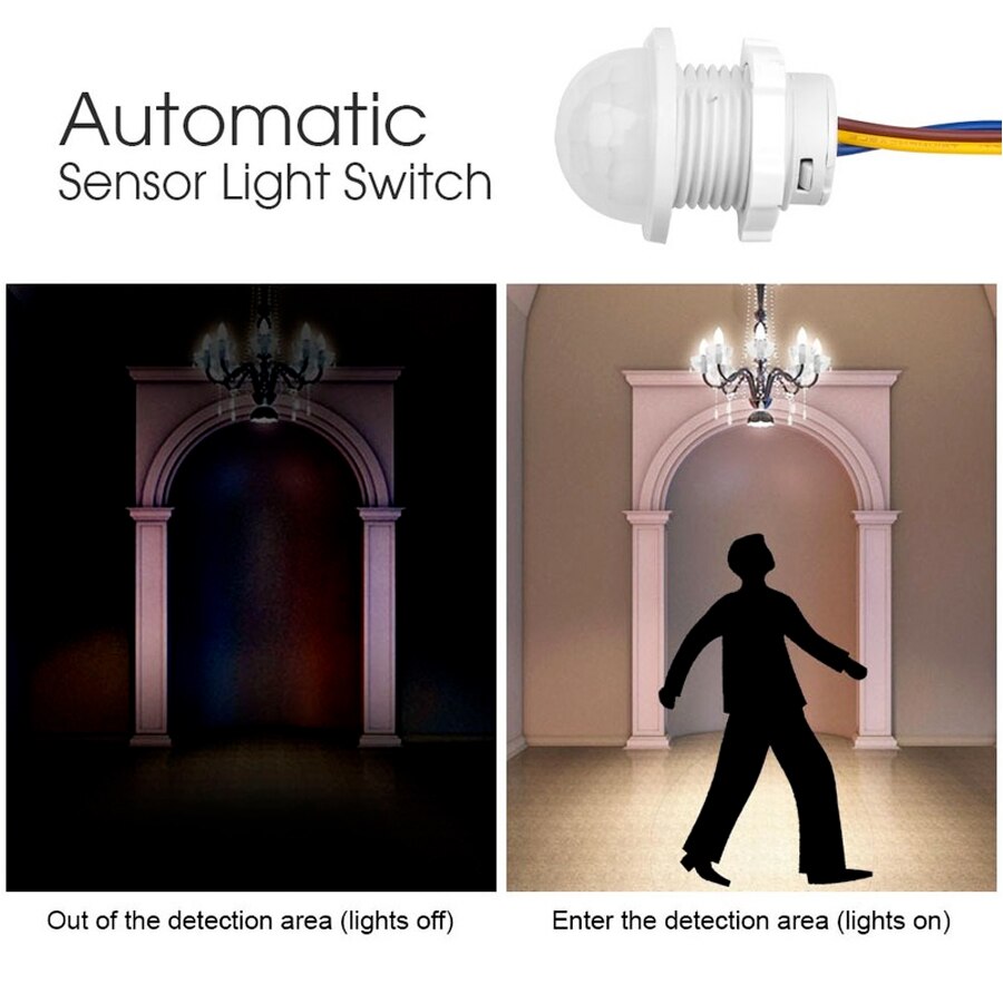 Detektor Sensor Gerak PIR Sake - Outdoor Lighting Motion Sensor ulasan dan harga