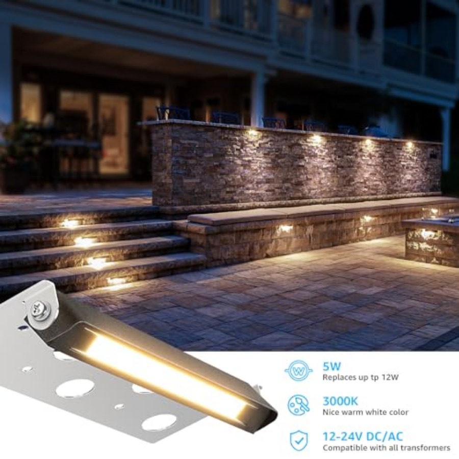 Lampu Hardscape 7 Inci 5W LED  - Outdoor Lighting For Steps ulasan dan harga