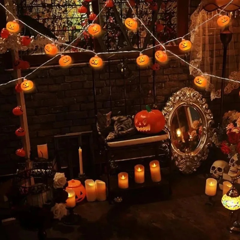 Lampu Hias Labu Halloween 20LE - Outdoor Lighting Lanterns ulasan dan harga
