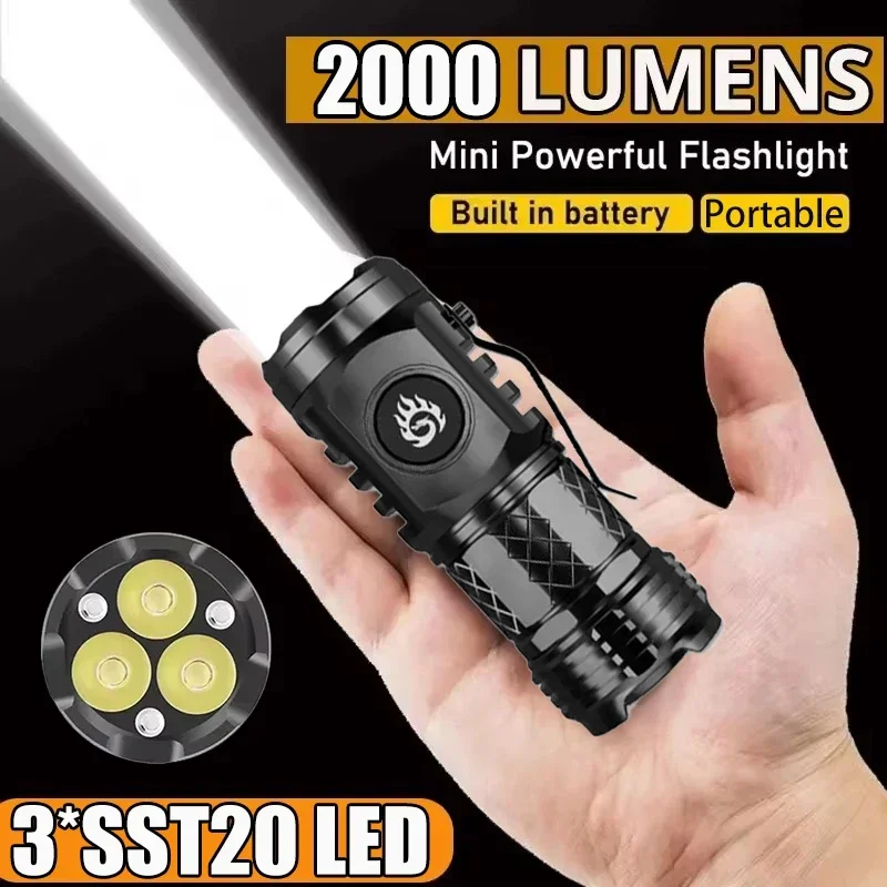 Senter Taktis Daya Tinggi 3LED - Outdoor Lighting Diy ulasan dan harga