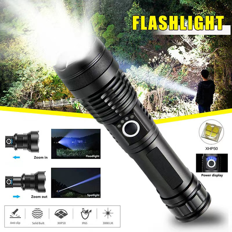 Senter Led XHP70 Daya Tinggi U - Outdoor Lighting Diy ulasan dan harga
